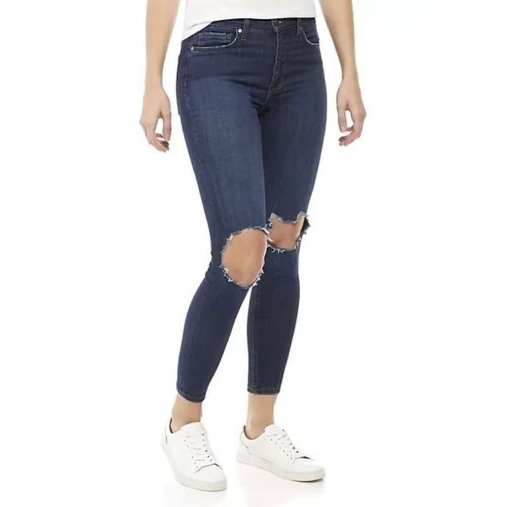 Free People Busted Knee Skinny Jeans - sz 30 Short